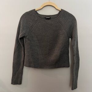 express cropped sweater